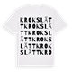 Krokslätt ordlek t-shirt
