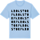 Blue Soul t-shirt med Krokstorp ordlek t-shirt