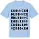 Blue Soul t-shirt med Krommeröd ordlek t-shirt