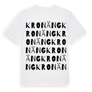 Kronäng ordlek t-shirt – ekologisk bomull t-shirt från Pinshirt