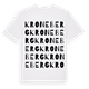 Kroneberg ordlek t-shirt