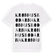 Kronhusbodarna ordlek t-shirt