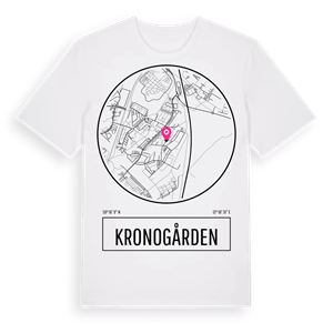 Kronogården t-shirt – ekologisk bomull t-shirt från Pinshirt