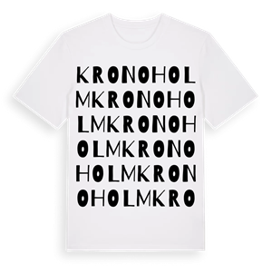 Kronoholm ordlek t-shirt – ekologisk bomull t-shirt från Pinshirt