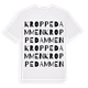 Kroppedammen ordlek t-shirt