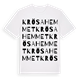 Krösahemmet ordlek t-shirt