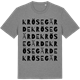 Mid Heather Gray t-shirt med Krösegärde ordlek t-shirt