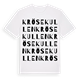Krösekullen ordlek t-shirt
