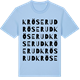 Blue Soul t-shirt med Kröserud ordlek t-shirt