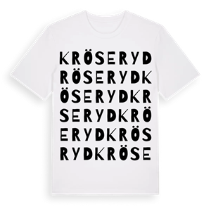 Kröseryd ordlek t-shirt – ekologisk bomull t-shirt från Pinshirt
