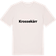 Vintage White t-shirt med Krossekärr fetstil t-shirt