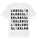 Krosskärr ordlek t-shirt