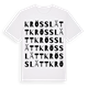 Krösslätt ordlek t-shirt