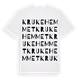 Krukehemmet ordlek t-shirt