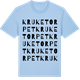 Blue Soul t-shirt med Kruketorpet ordlek t-shirt