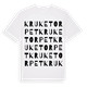 Kruketorpet ordlek t-shirt