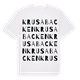 Krusabacken ordlek t-shirt