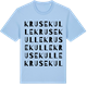 Blue Soul t-shirt med Krusekulle ordlek t-shirt