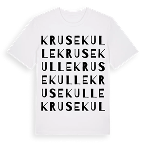 Krusekulle ordlek t-shirt – ekologisk bomull t-shirt från Pinshirt