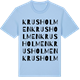 Blue Soul t-shirt med Krusholmen ordlek t-shirt