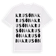 Krusöna ordlek t-shirt