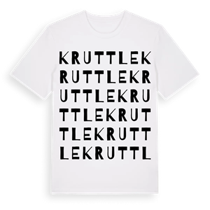 Kruttle ordlek t-shirt – ekologisk bomull t-shirt från Pinshirt