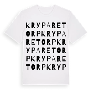 Kryparetorp ordlek t-shirt – ekologisk bomull t-shirt från Pinshirt