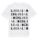 Kubbaliden ordlek t-shirt