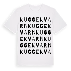 Kuggekvarn ordlek t-shirt – ekologisk bomull t-shirt från Pinshirt