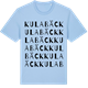 Blue Soul t-shirt med Kulabäck ordlek t-shirt