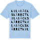 Blue Soul t-shirt med Kulabäckskärret ordlek t-shirt