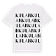 Kulan ordlek t-shirt