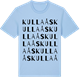 Blue Soul t-shirt med Kullaås ordlek t-shirt