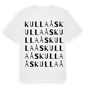 Kullaås ordlek t-shirt – ekologisk bomull t-shirt från Pinshirt