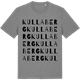 Mid Heather Gray t-shirt med Kullaberg ordlek t-shirt