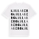 Kullaberg ordlek t-shirt
