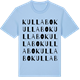 Blue Soul t-shirt med Kullabo ordlek t-shirt