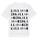 Kullahagen ordlek t-shirt