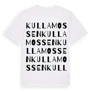 Kullamossen ordlek t-shirt – ekologisk bomull t-shirt från Pinshirt
