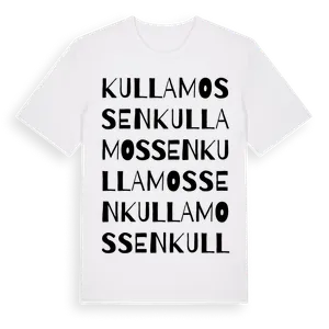 Kullamossen ordlek t-shirt – ekologisk bomull t-shirt från Pinshirt