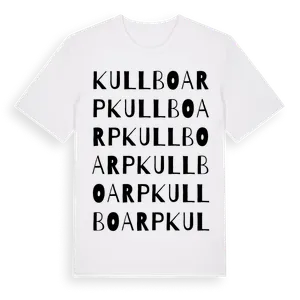 Kullboarp ordlek t-shirt – ekologisk bomull t-shirt från Pinshirt