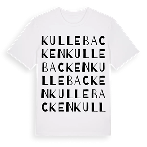 Kullebacken ordlek t-shirt – ekologisk bomull t-shirt från Pinshirt