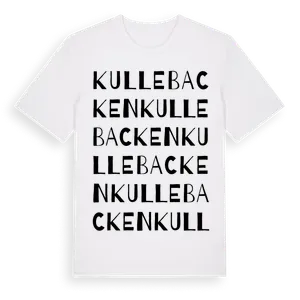 Kullebacken ordlek t-shirt – ekologisk bomull t-shirt från Pinshirt