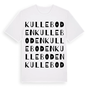 Kulleboden ordlek t-shirt – ekologisk bomull t-shirt från Pinshirt