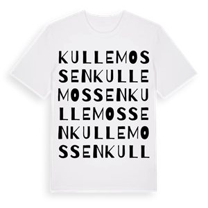 Kullemossen ordlek t-shirt – ekologisk bomull t-shirt från Pinshirt