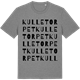 Mid Heather Gray t-shirt med Kulletorpet ordlek t-shirt