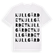 Kullgärdet ordlek t-shirt