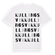 Kullingsvik ordlek t-shirt