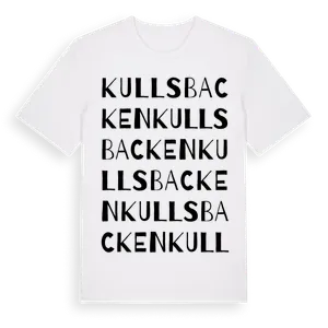Kullsbacken ordlek t-shirt – ekologisk bomull t-shirt från Pinshirt