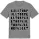 Mid Heather Gray t-shirt med Kulltorp ordlek t-shirt